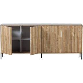 Credenza 4 ante in rovere New Gravure 85x200 cm