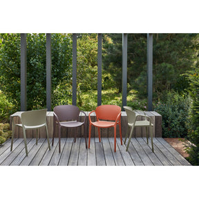Set di 2 sedie da esterno in polipropilene Bent 57x75 cm