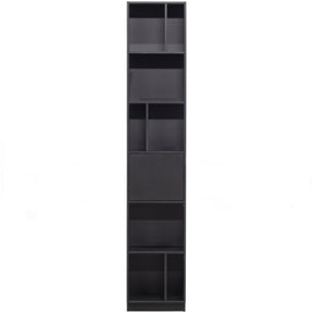 Credenza con ripiani in legno di pino nero Finca 210x40 cm