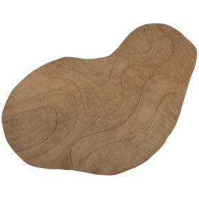 Tappeto organico marrone Alya 1x170 cm