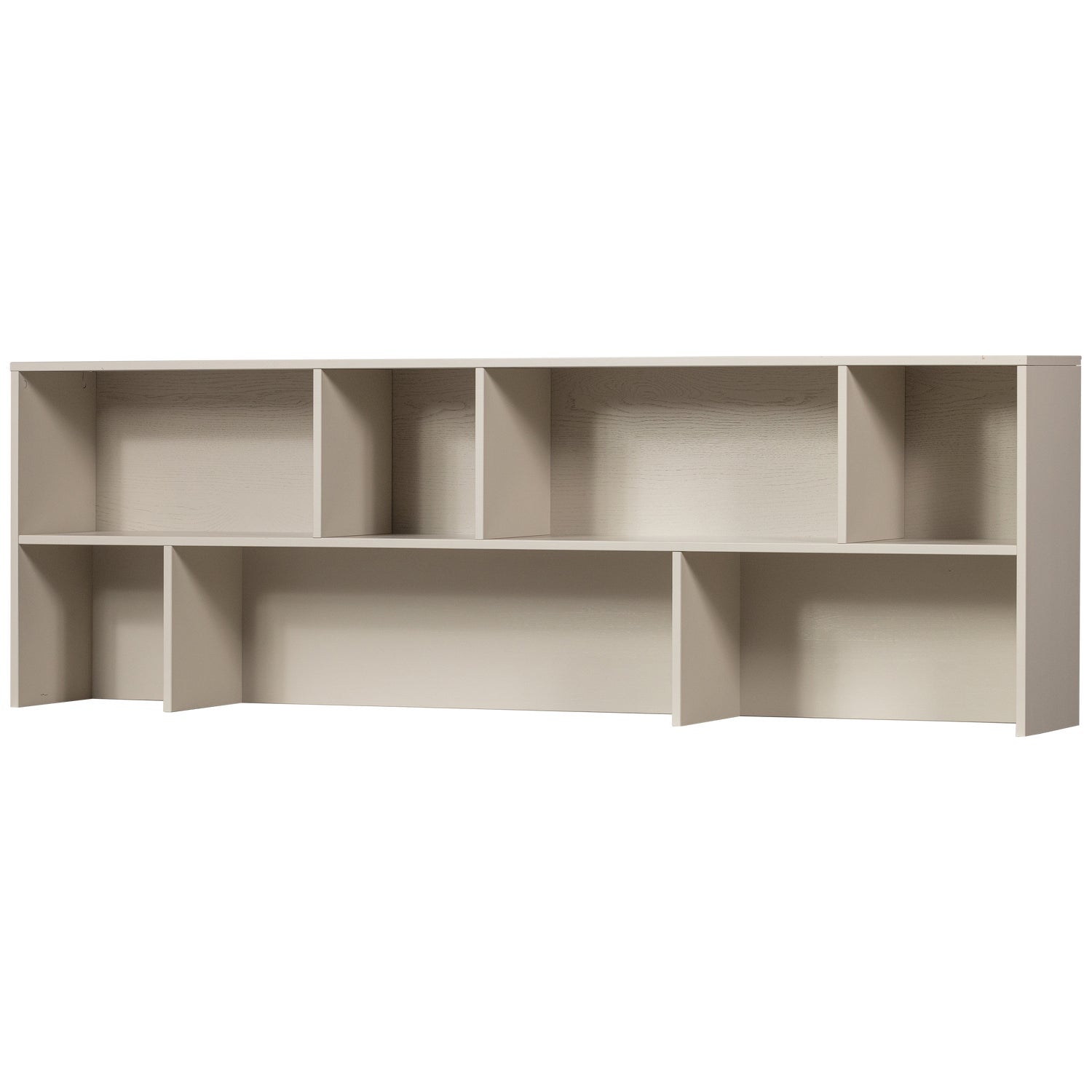 Credenza a giorno in legno di quercia New Gravure 65x200 cm