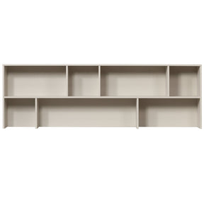 Credenza a giorno in legno di quercia New Gravure 65x200 cm