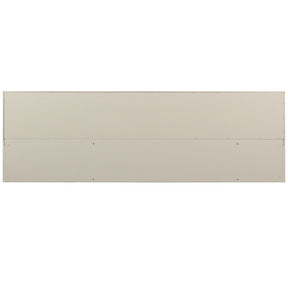 Credenza a giorno in legno di quercia New Gravure 65x200 cm