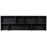 Credenza a giorno in legno di quercia New Gravure 65x200 cm