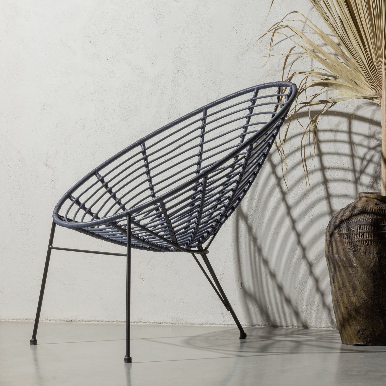 Set di 2 poltrone da esterno blu Jay 72x88 cm