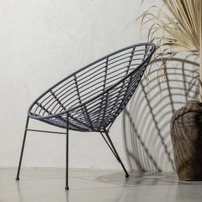 Set di 2 poltrone da esterno blu Jay 72x88 cm