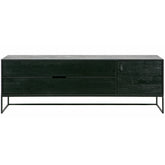 Mobile TV 1 anta 2 cassetti in legno di pino Silas 60x180 cm