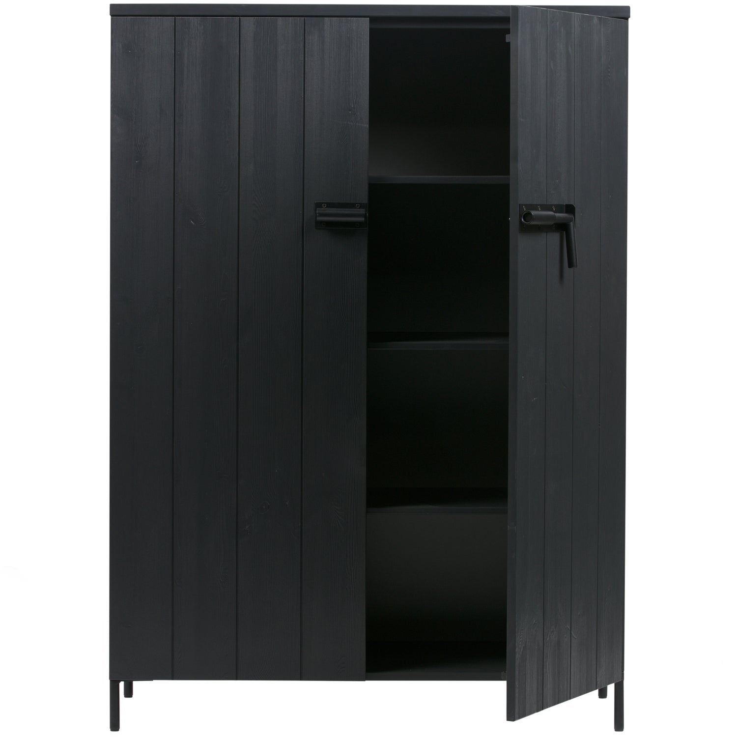 Credenza 2 ante in legno di pino Roka 100x140 cm