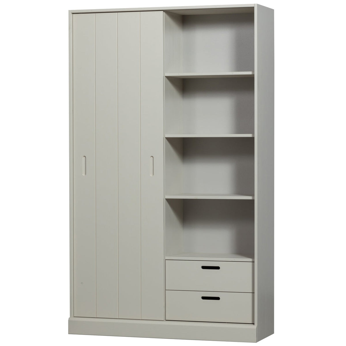 Credenza 2 ante 2 cassetti in legno di pino Mila 200x120 cm