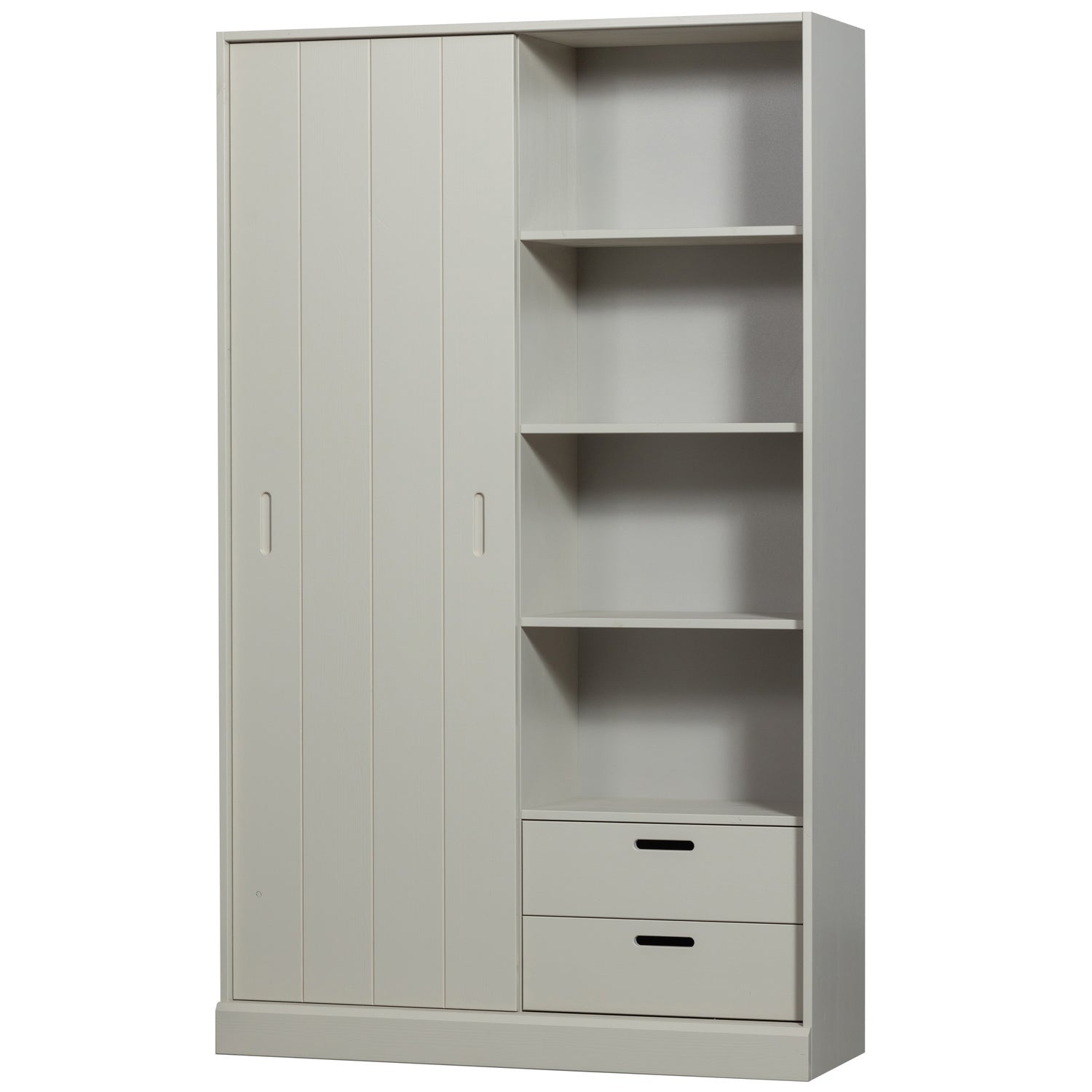 Credenza 2 ante 2 cassetti in legno di pino Mila 200x120 cm