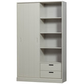 Credenza 2 ante 2 cassetti in legno di pino Mila 200x120 cm