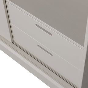 Credenza 2 ante 2 cassetti in legno di pino Mila 200x120 cm