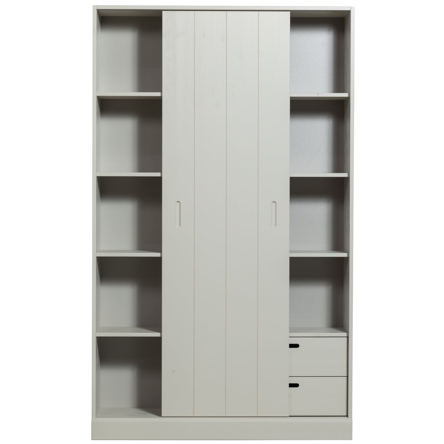 Credenza 2 ante 2 cassetti in legno di pino Mila 200x120 cm