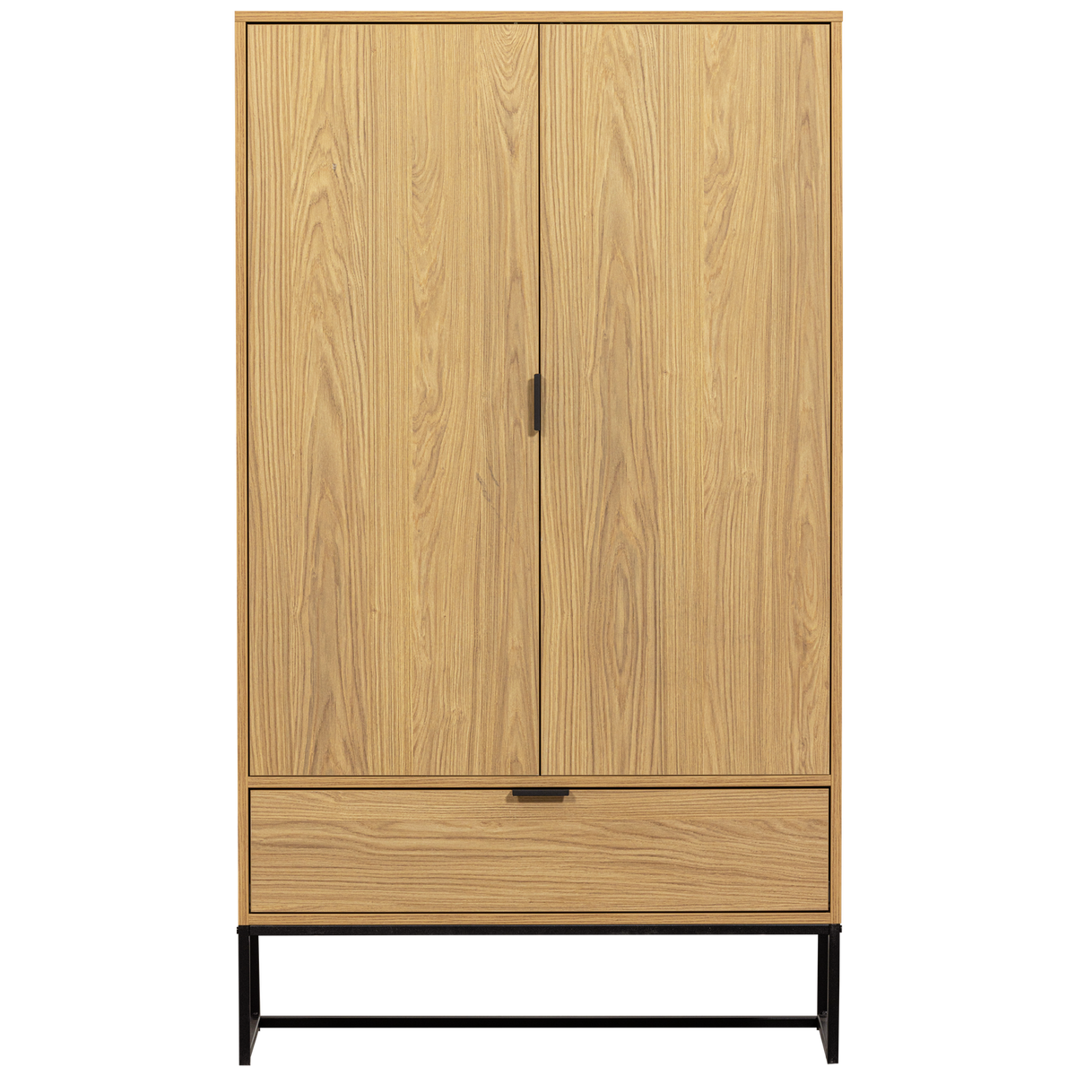 Credenza 2 ante 1 cassetto in legno di frassino Silas 149x85 cm