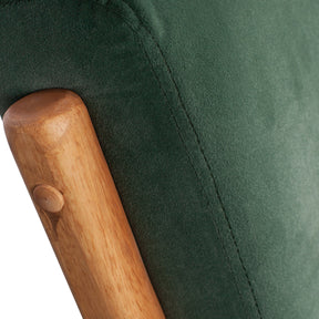 Poltrona in ciniglia con braccioli Tilia 67x75 cm