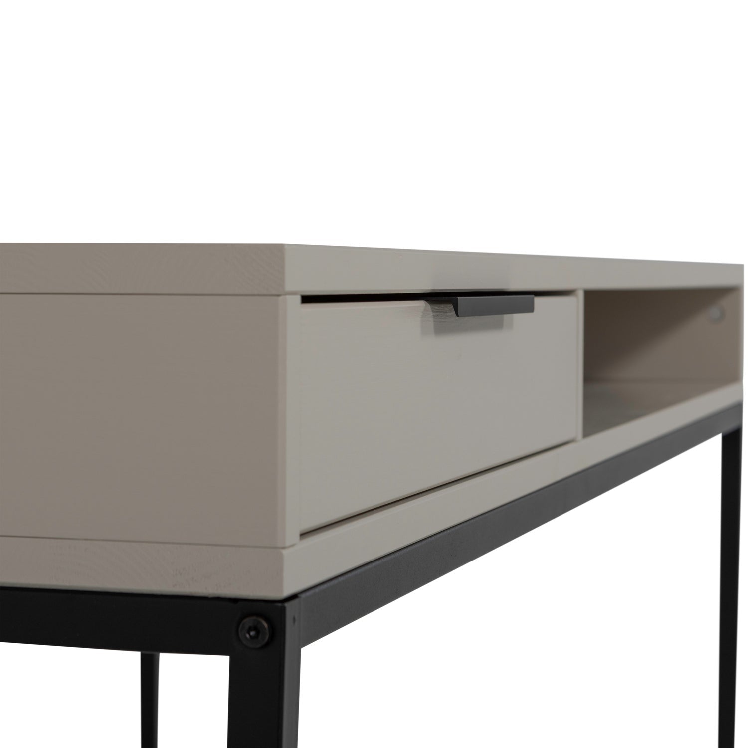 Scrivania 1 cassetto in legno di pino Nore 130x75 cm
