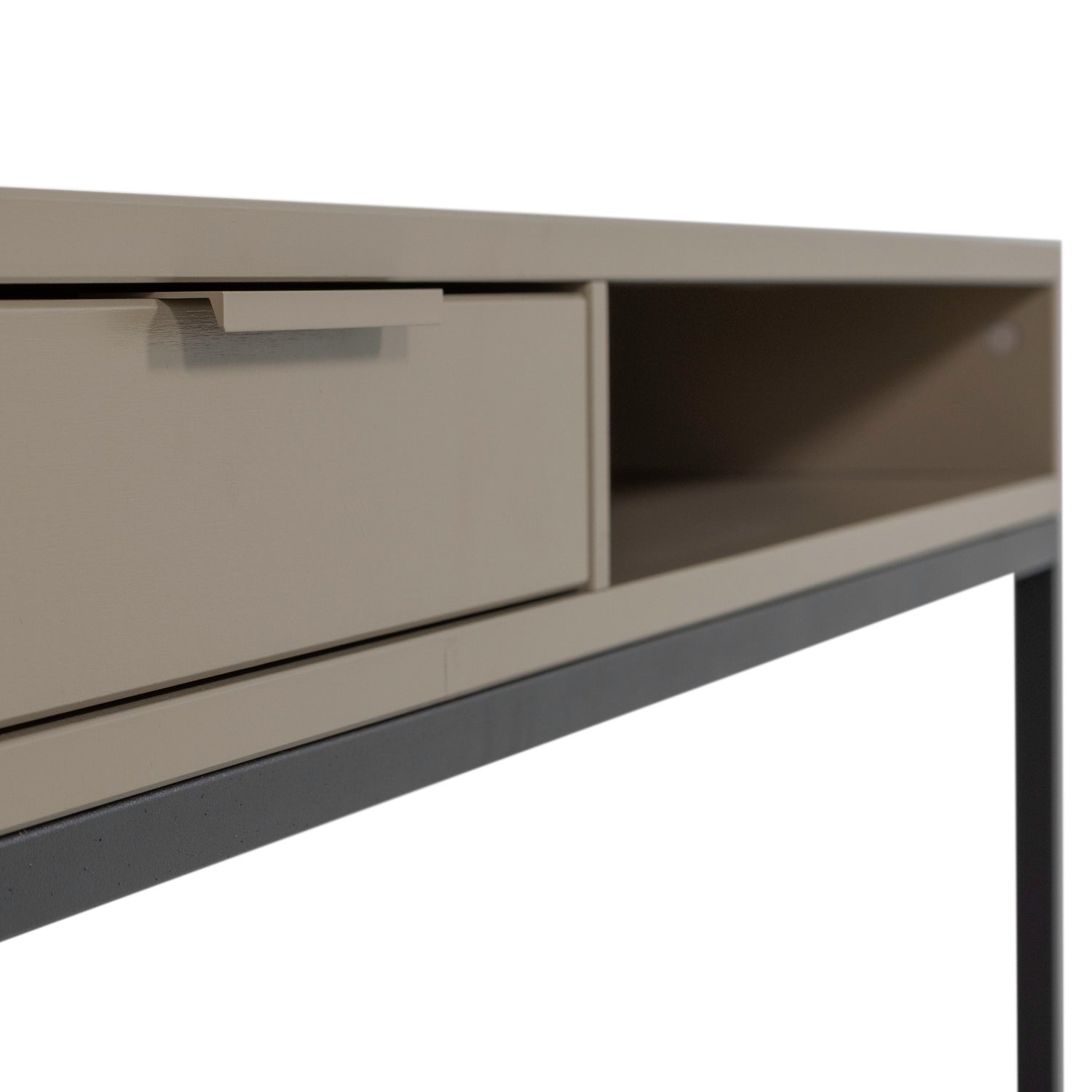 Scrivania 1 cassetto in legno di pino Nore 130x75 cm