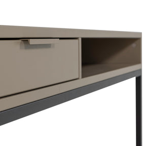 Scrivania 1 cassetto in legno di pino Nore 130x75 cm
