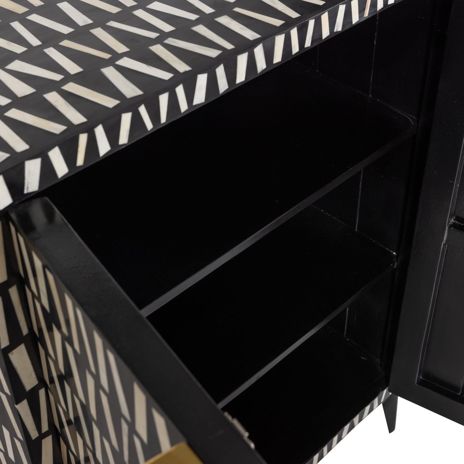 Credenza 2 ante in legno di mango Mony 81x108 cm