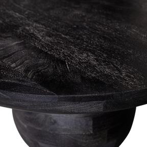 Tavolino in legno di mango nero Steppe 38x110 cm