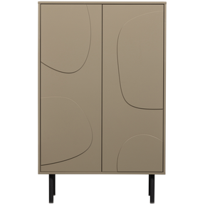 Credenza 2 ante in legno di pino Cadiz 135x85 cm