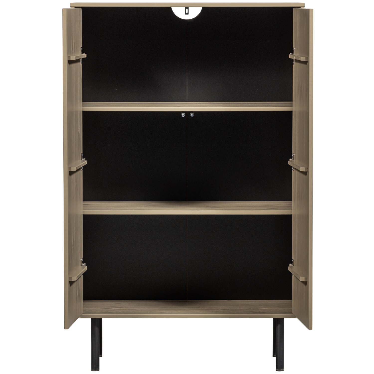 Credenza 2 ante in legno di pino Cadiz 135x85 cm