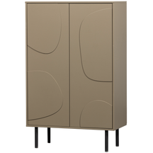 Credenza 2 ante in legno di pino Cadiz 135x85 cm