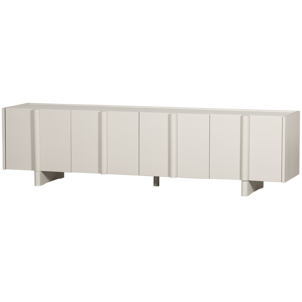 Mobile TV in legno di pino Basu 53x200 cm