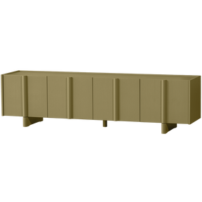 Mobile TV 4 ante in legno di pino Basu 53x200 cm