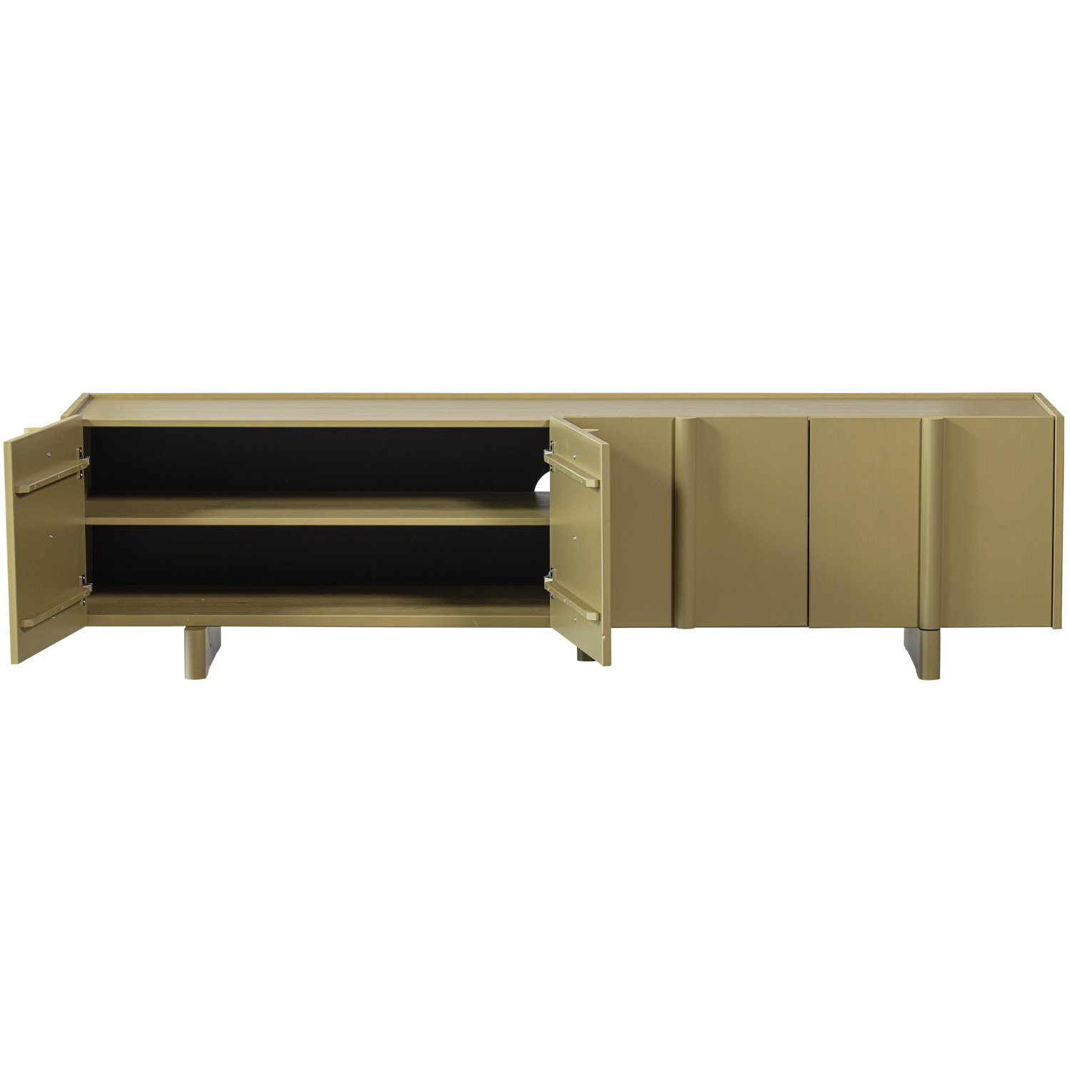 Mobile TV 4 ante in legno di pino Basu 53x200 cm