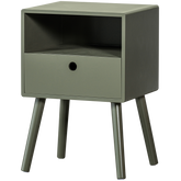 Comodino 1 cassetto in legno Ozzy 53x36 cm