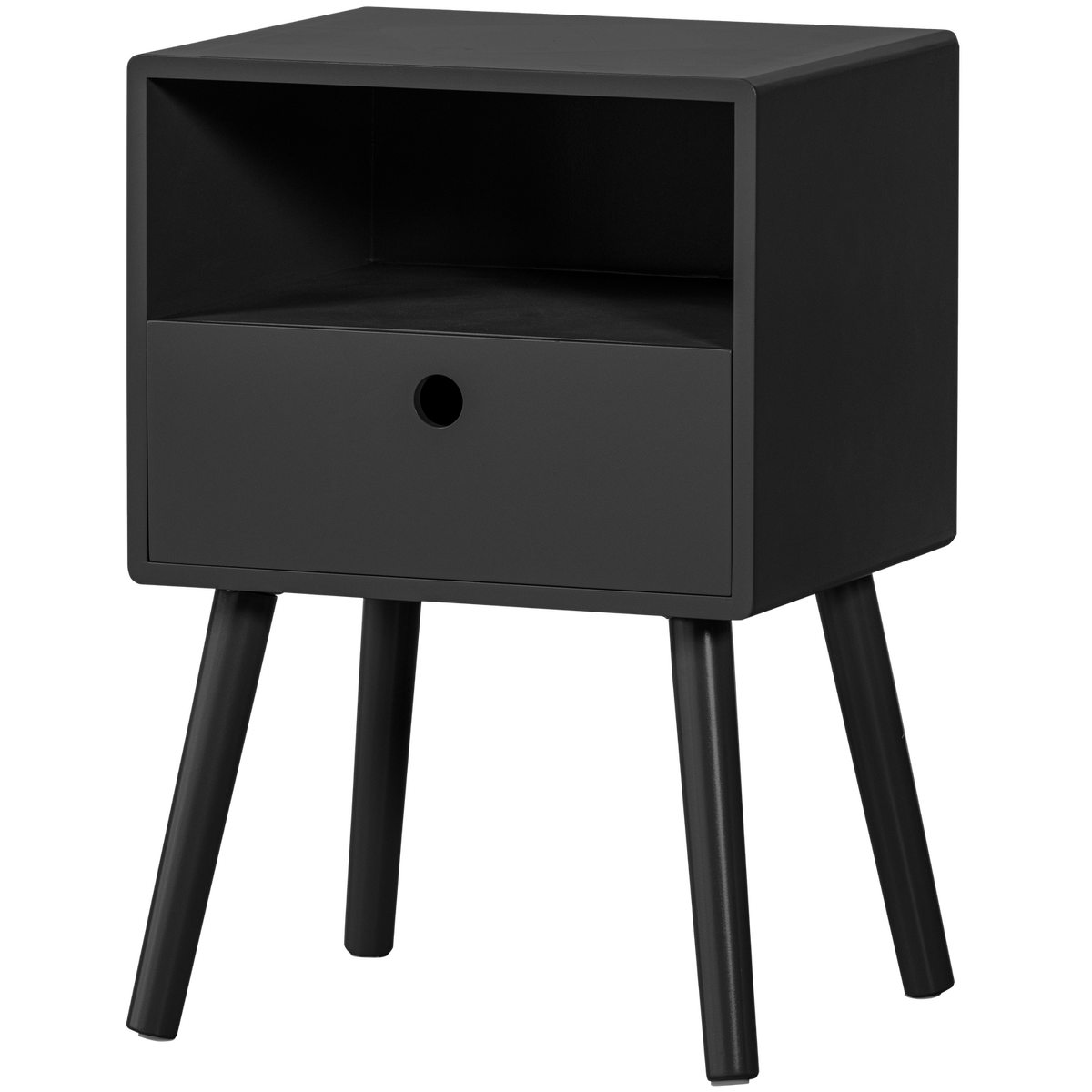 Comodino 1 cassetto in legno Ozzy 53x36 cm