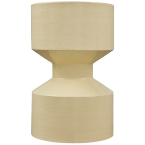 Tavolino in metallo lucido Hidde 47x30 cm
