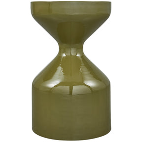 Tavolino in metallo lucido High Gloss 47x30 cm