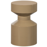 Tavolino in metallo lucido High Gloss 47x30 cm