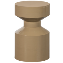 Tavolino in metallo lucido High Gloss 47x30 cm
