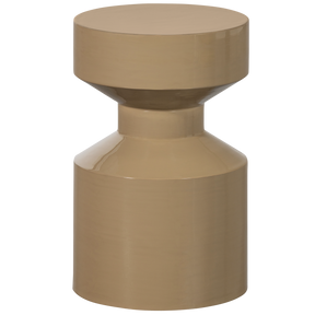 Tavolino in metallo lucido High Gloss 47x30 cm