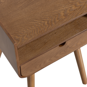 Comodino/tavolino in legno naturale Nils 54x36 cm