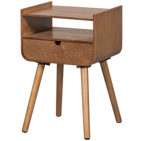 Comodino/tavolino in legno naturale Nils 54x36 cm