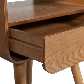 Comodino/tavolino in legno naturale Nils 54x36 cm