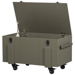 Baule portaoggetti in pino verde foresta Bobby 55x100 cm
