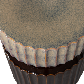 Tavolino in ceramica smaltata Geer 48x35 cm