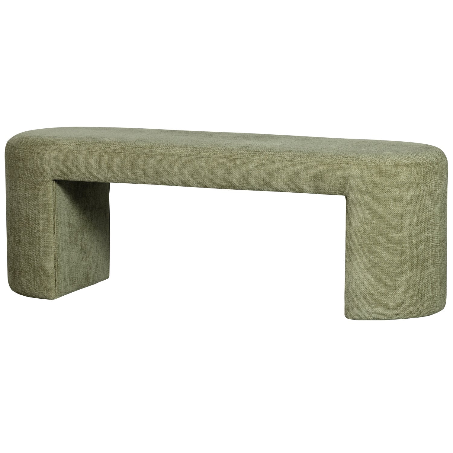 Panca in ciniglia Jacob 46x130 cm