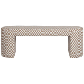 Panca in ciniglia Jacob 46x130 cm