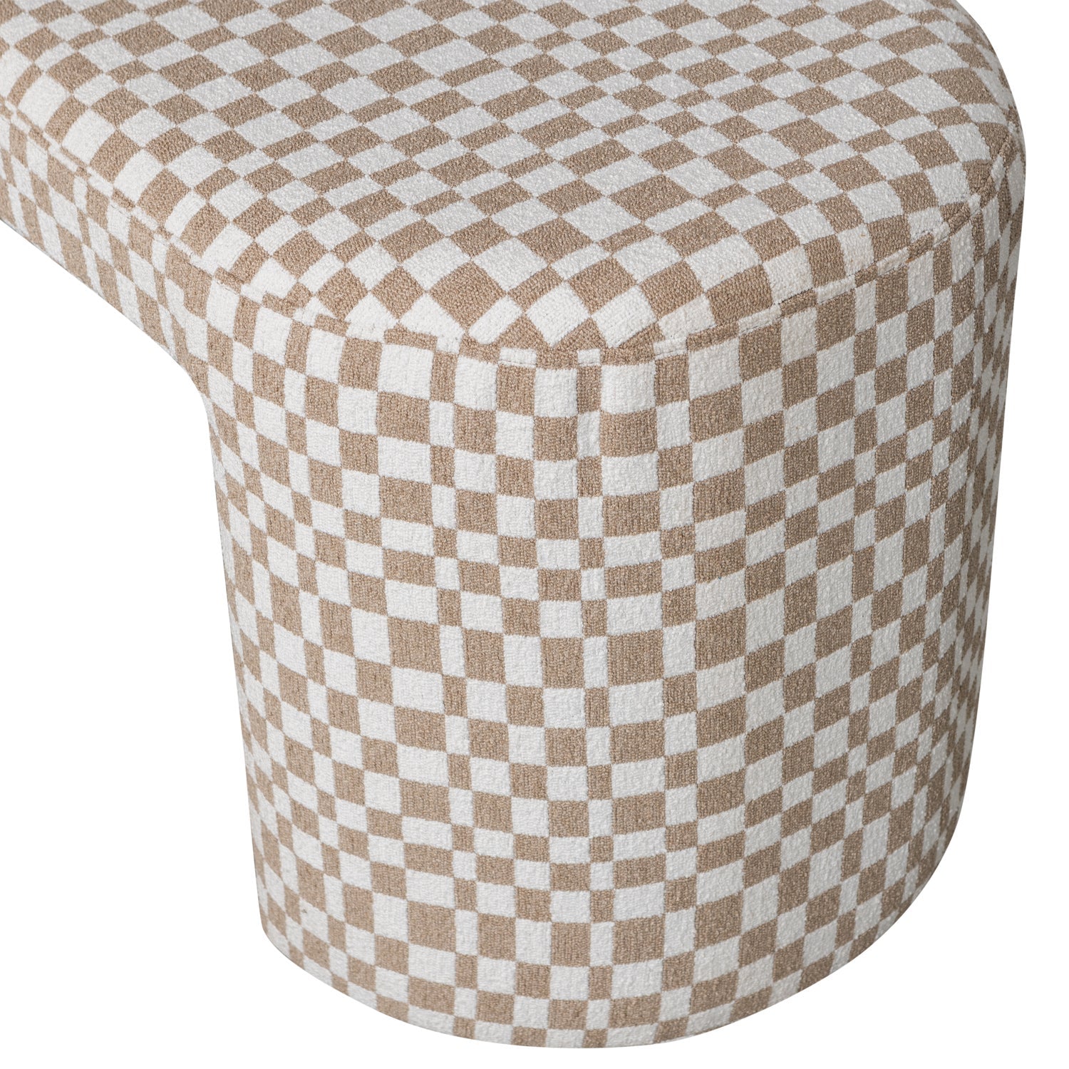 Panca in ciniglia Jacob 46x130 cm