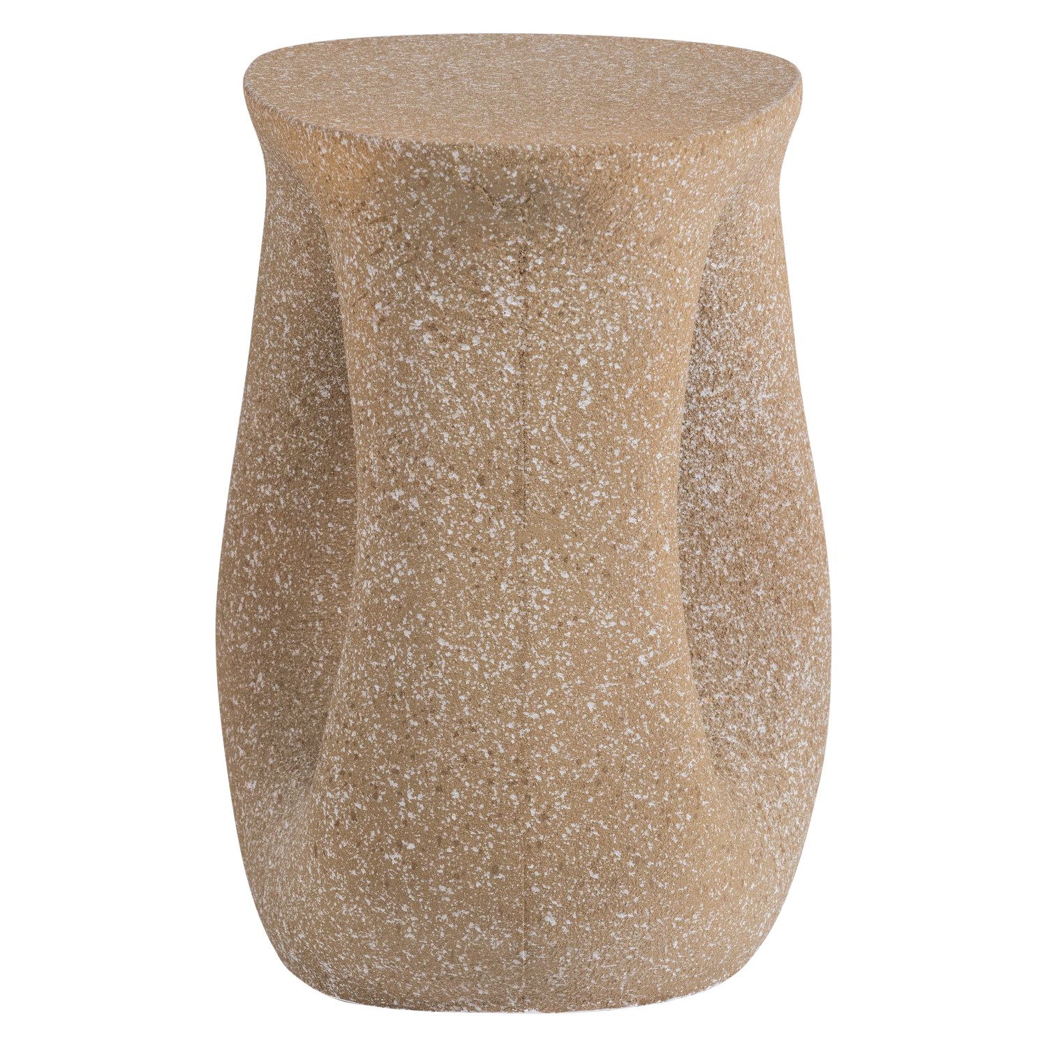 Set di 2 tavolini in ossido di magnesio Kain 42x45 cm