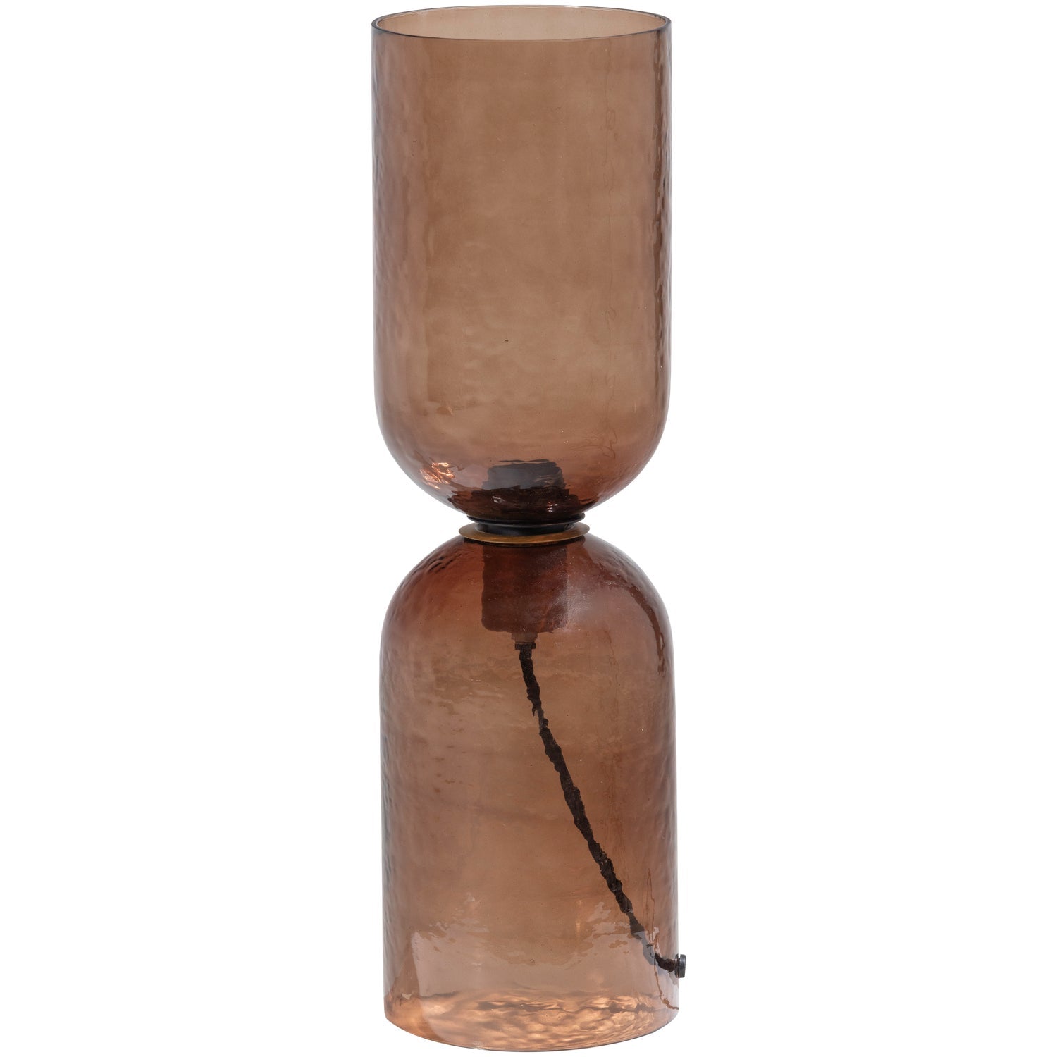 Lampada da tavolo in vetro Gigi 15x38 cm
