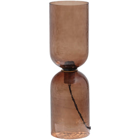 Lampada da tavolo in vetro Gigi 15x38 cm