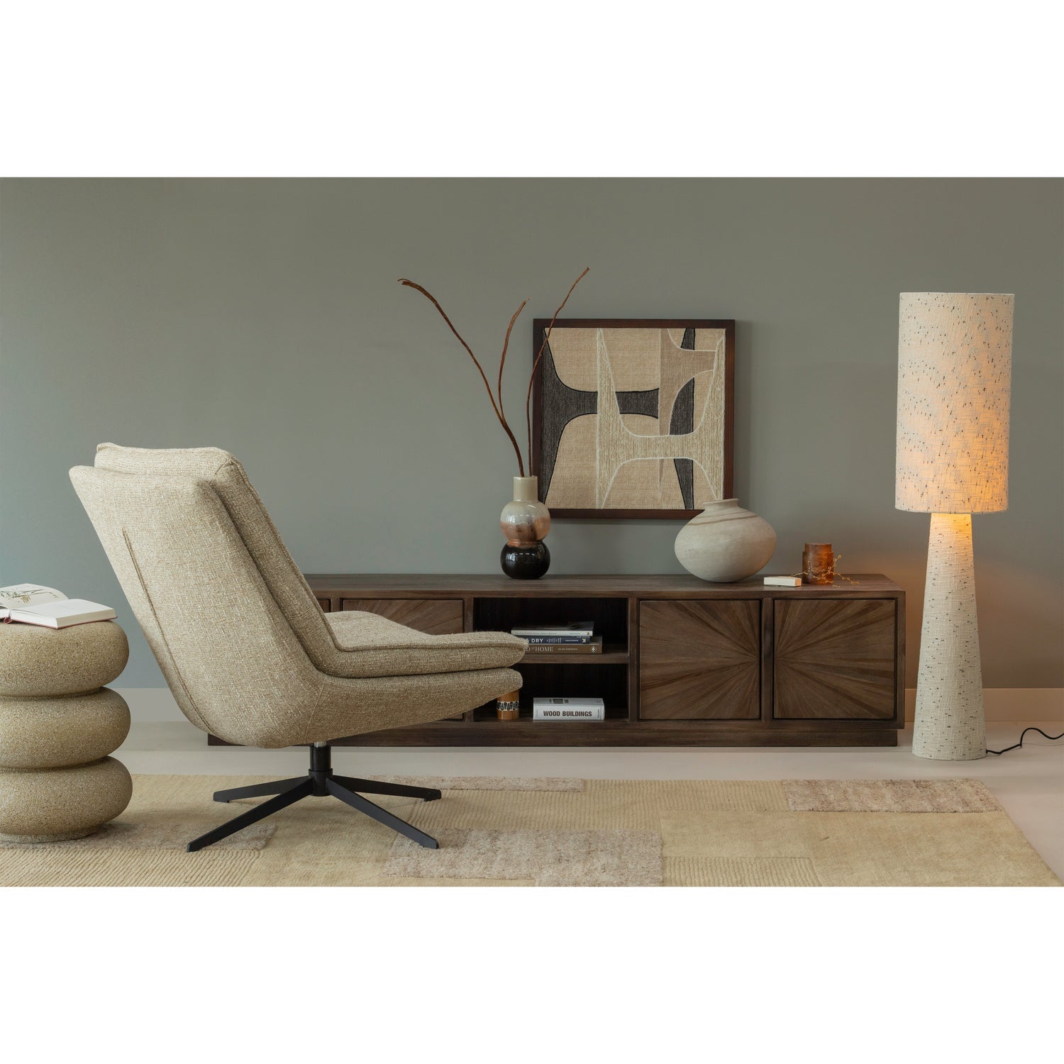 Tappeto in lana/cotone Noven 170x240 cm