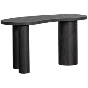 Tavolino/scrivania organico marrone scuro Moon 75x150 cm